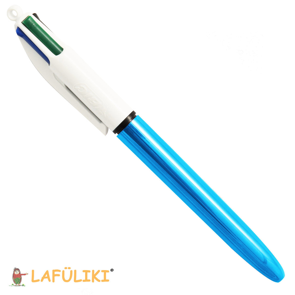 BIC-4-Farb-Kugelschreiber-Shine-blau-4Colors
