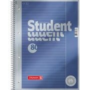 Brunnen-Collegeblock-A4-Premium-Lineatur-25-liniert-mit-Rand-Rechtshaender-1067125-lafueliki