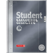 Brunnen-Collegeblock-A4-Premium-Lineatur-26-kariert-mit-Rand-Rechtshaender-1067126-lafueliki