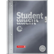 Brunnen-Collegeblock-A4-Premium-Lineatur-28-kariert-mit-Doppelrand-Rechtshaender-1067128-lafueliki