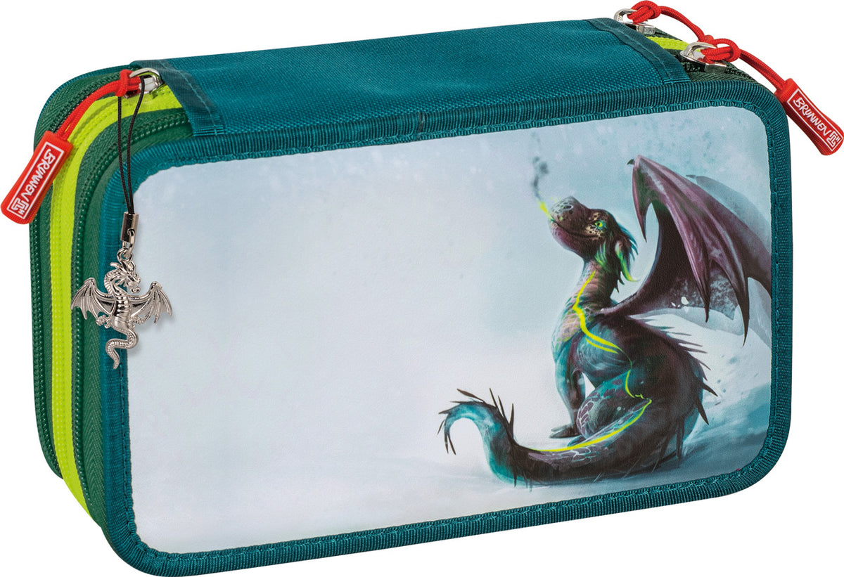 Brunnen Federmappe 3-Fach Drache Drago