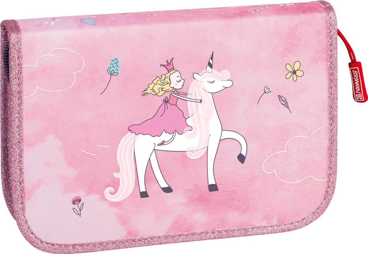 Brunnen-Federmappe-Einhorn-Prinzessin-2-Klappen-gefuellt-maedchen-49120842-lafueliki