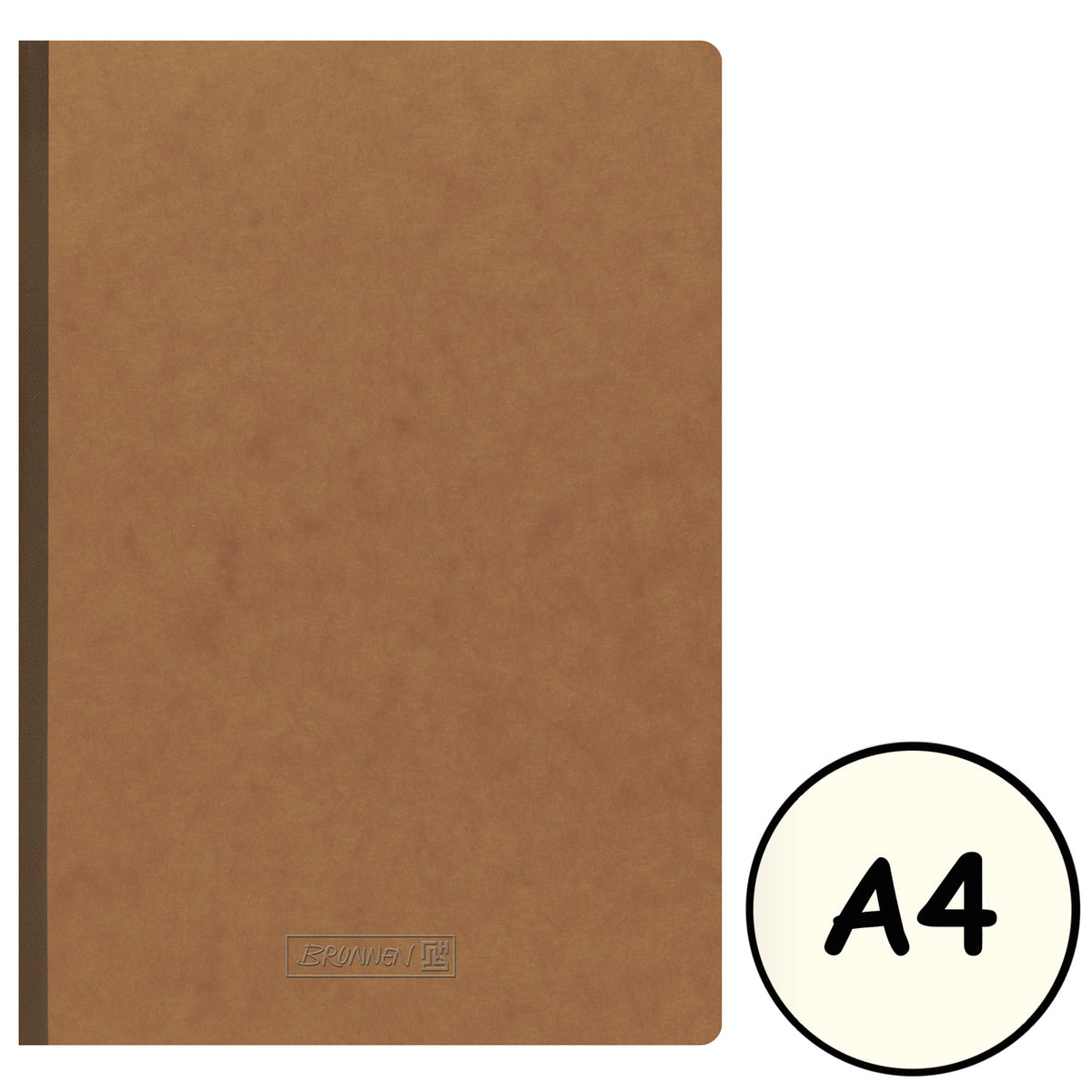 Brunnen-Kladde-FACT-plus-A4-braun-blanko-104347070-kaufen-lafueliki