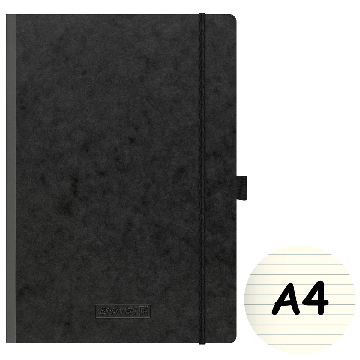 Brunnen-Kladde-FACT-plus-A4-schwarz-Gummizug-Liniert-104346190-kaufen-lafueliki