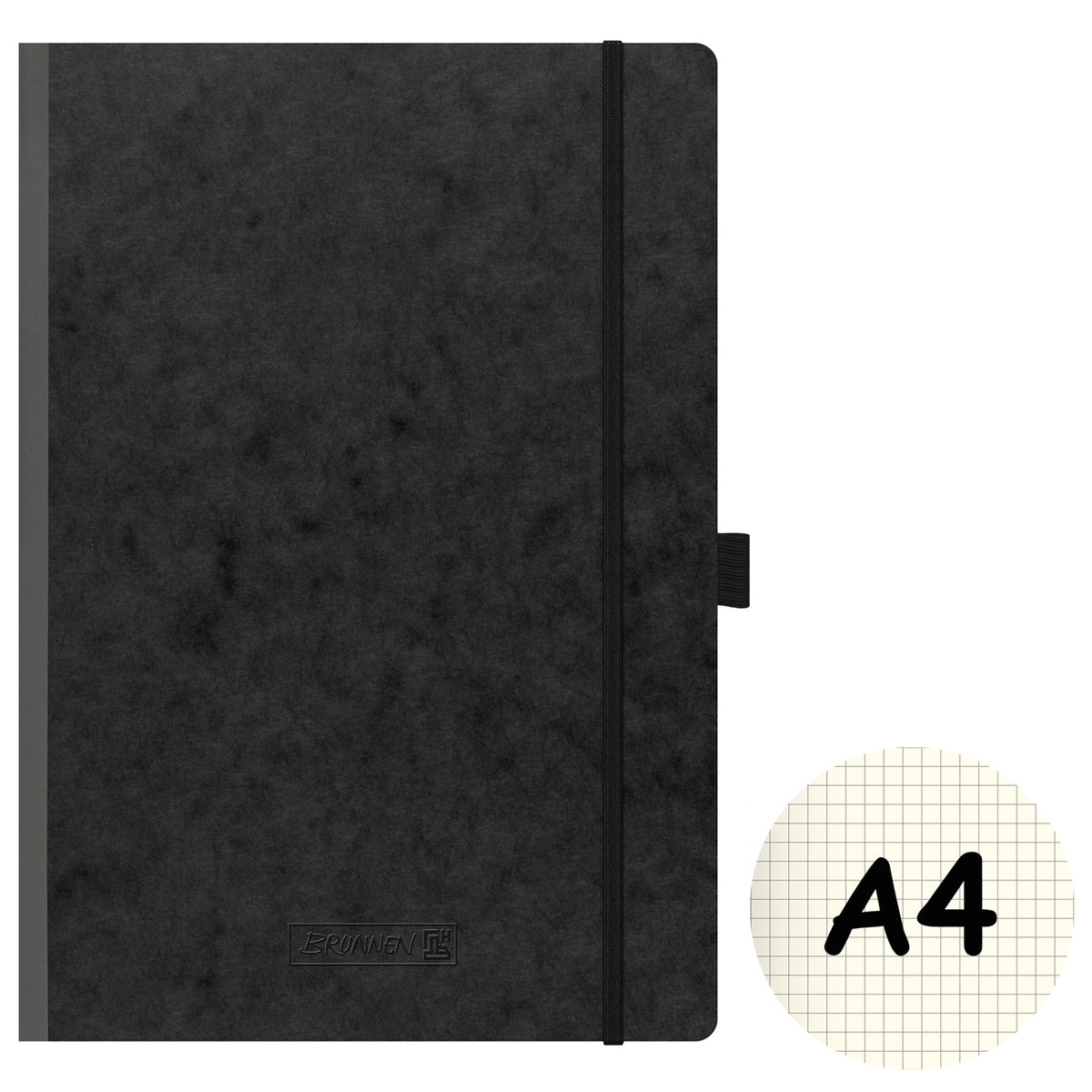 Brunnen-Kladde-FACT-plus-A4-schwarz-Gummizug-kariert-104346290-kaufen-lafueliki