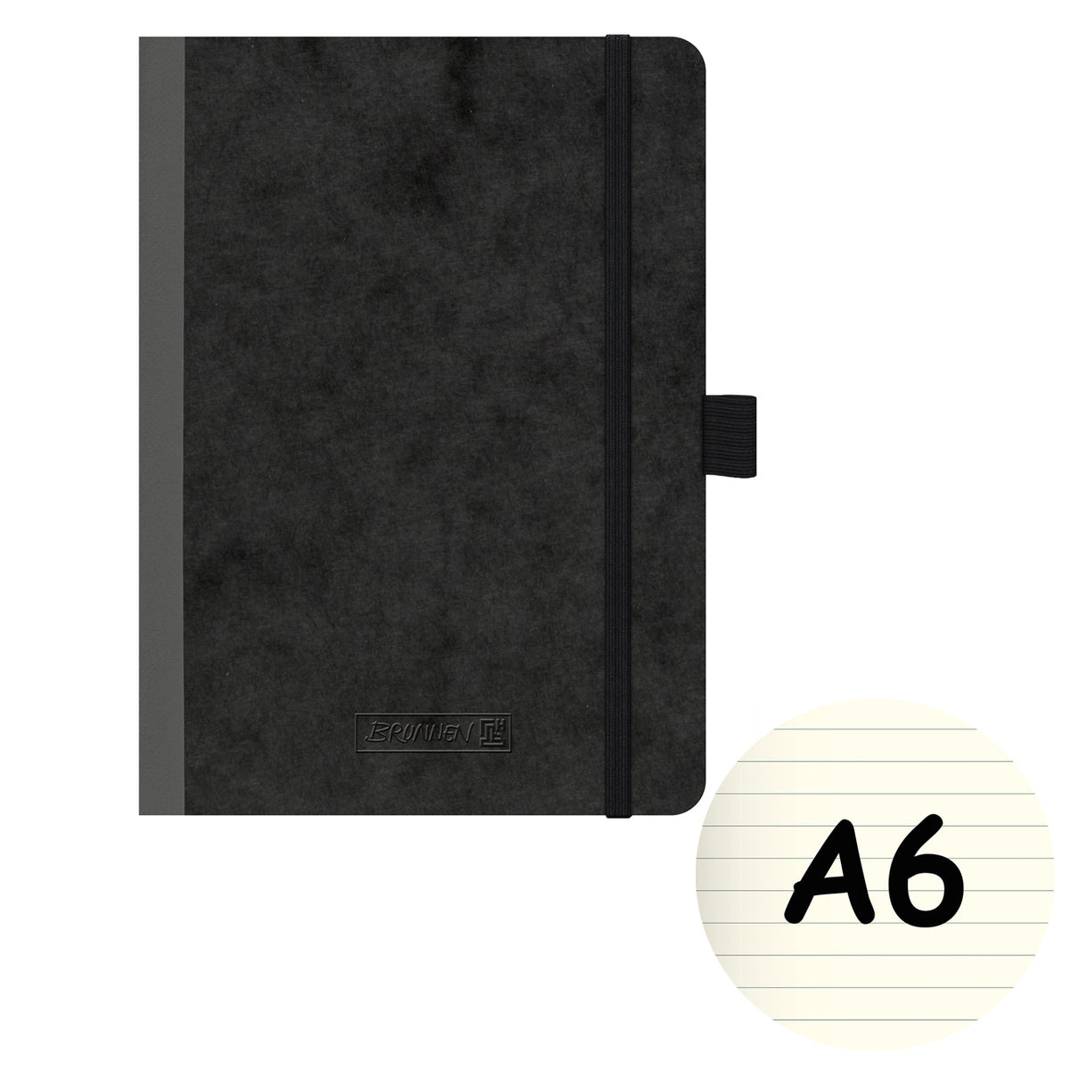 Brunnen-Kladde-FACT-plus-A6-schwarz-Gummizug-Liniert-104366190-kaufen-lafueliki