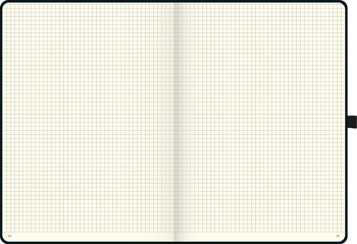 Brunnen-Notizbuch-A4-Kompagnon-kariert-schwarz-lineatur-105528805-lafueliki