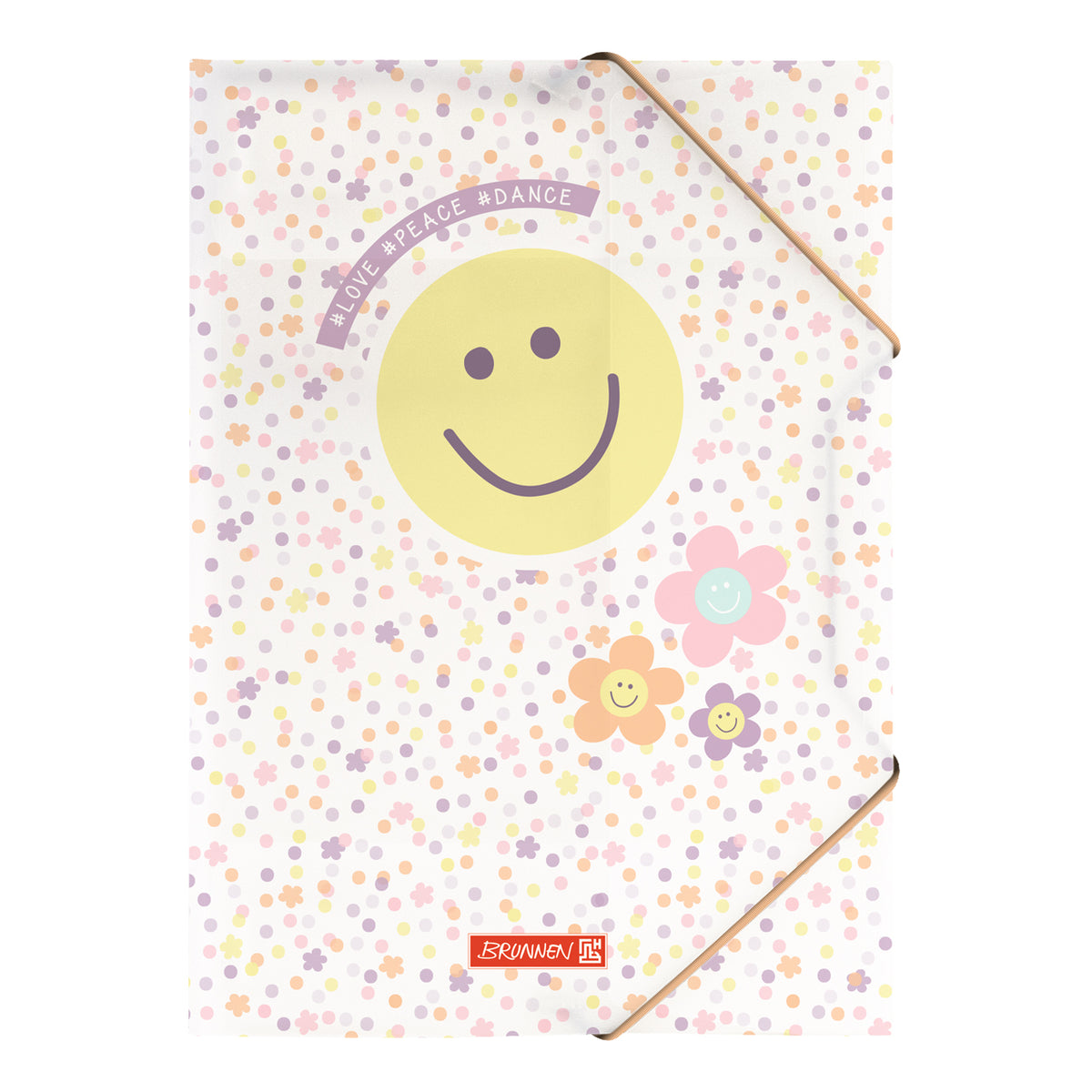 Brunnen Sammelmappe A4 Smile · Happy Hippie
