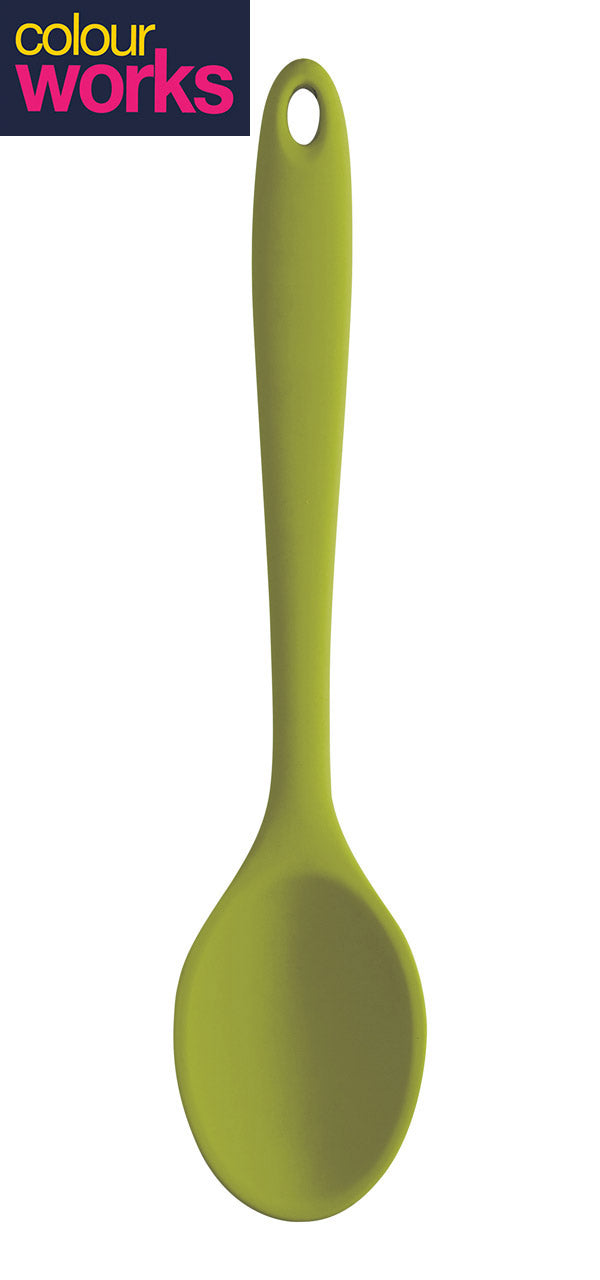 Colourworks-Kochloeffel-27-cm-gruen-loeffelCWMDSPGRN