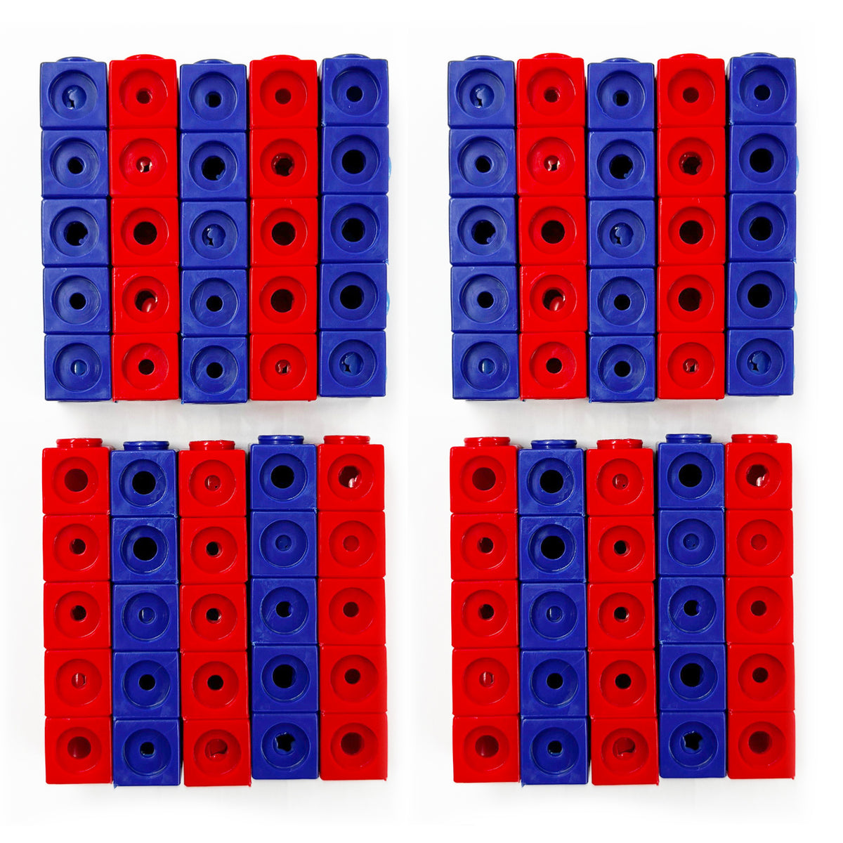 DICK-System-Steckwuerfel-Set-Multibox-rot-blau-100-Stueck-kaufen-lafueliki