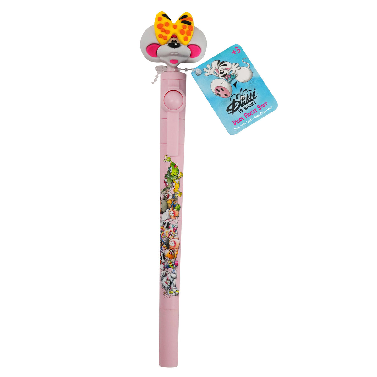 Diddl Fidget-Stift · mit drehbarem Topper