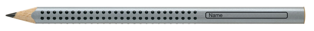 Faber-Bleistift-Jumbo-GRIP-silber-HB