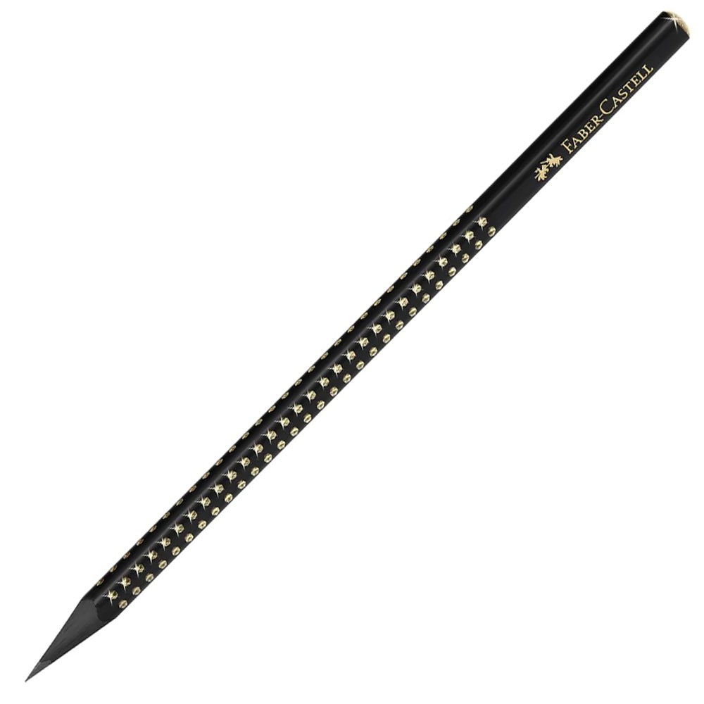 Faber-Castell Bleistift · Sparkle Midnight · B · dünn · Dreikant