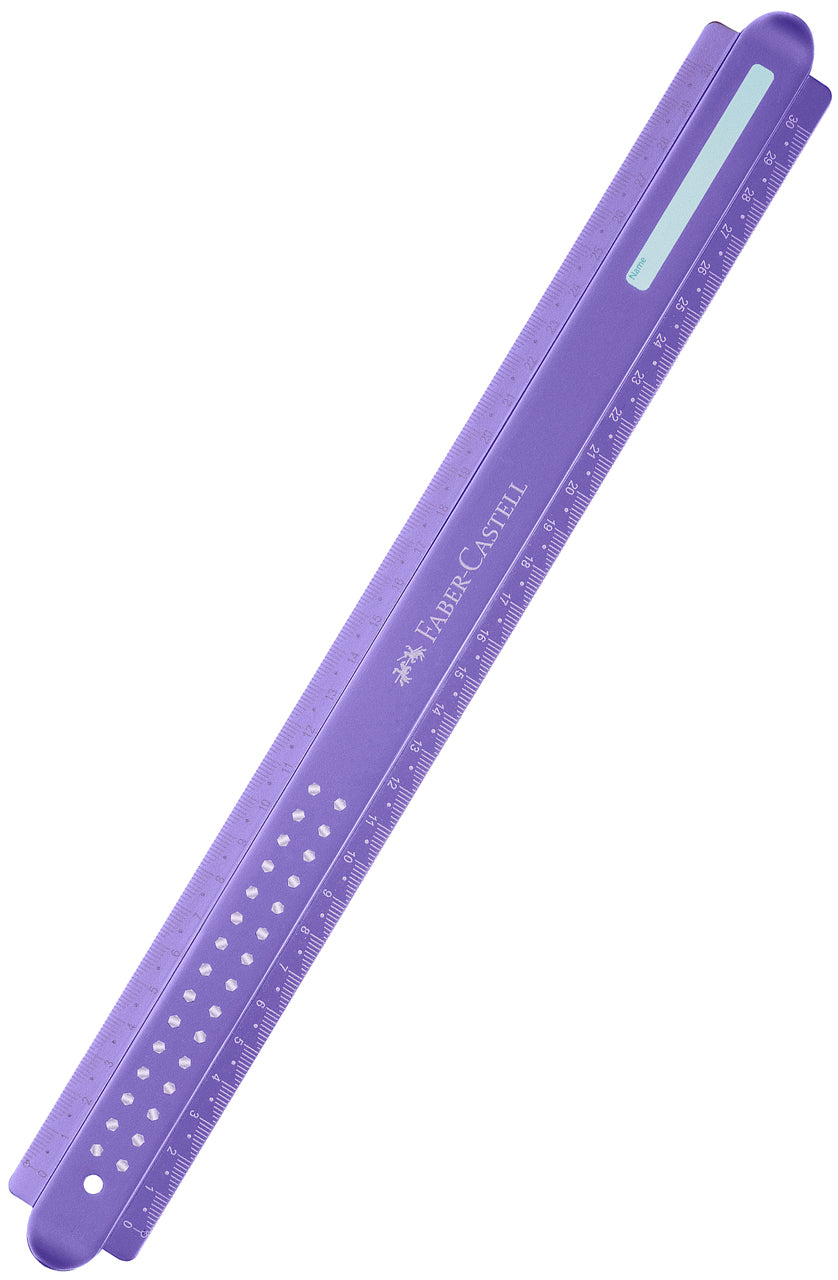 Faber-Castell-Lineal-Sparkle-lila-30cm-172030-Lineal-Linkshaender-Rechtshaender-4005401720300-online-kaufen-lafueliki