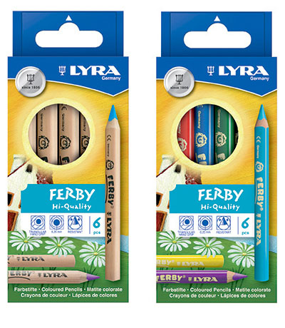 Ferby-buntstift-6er