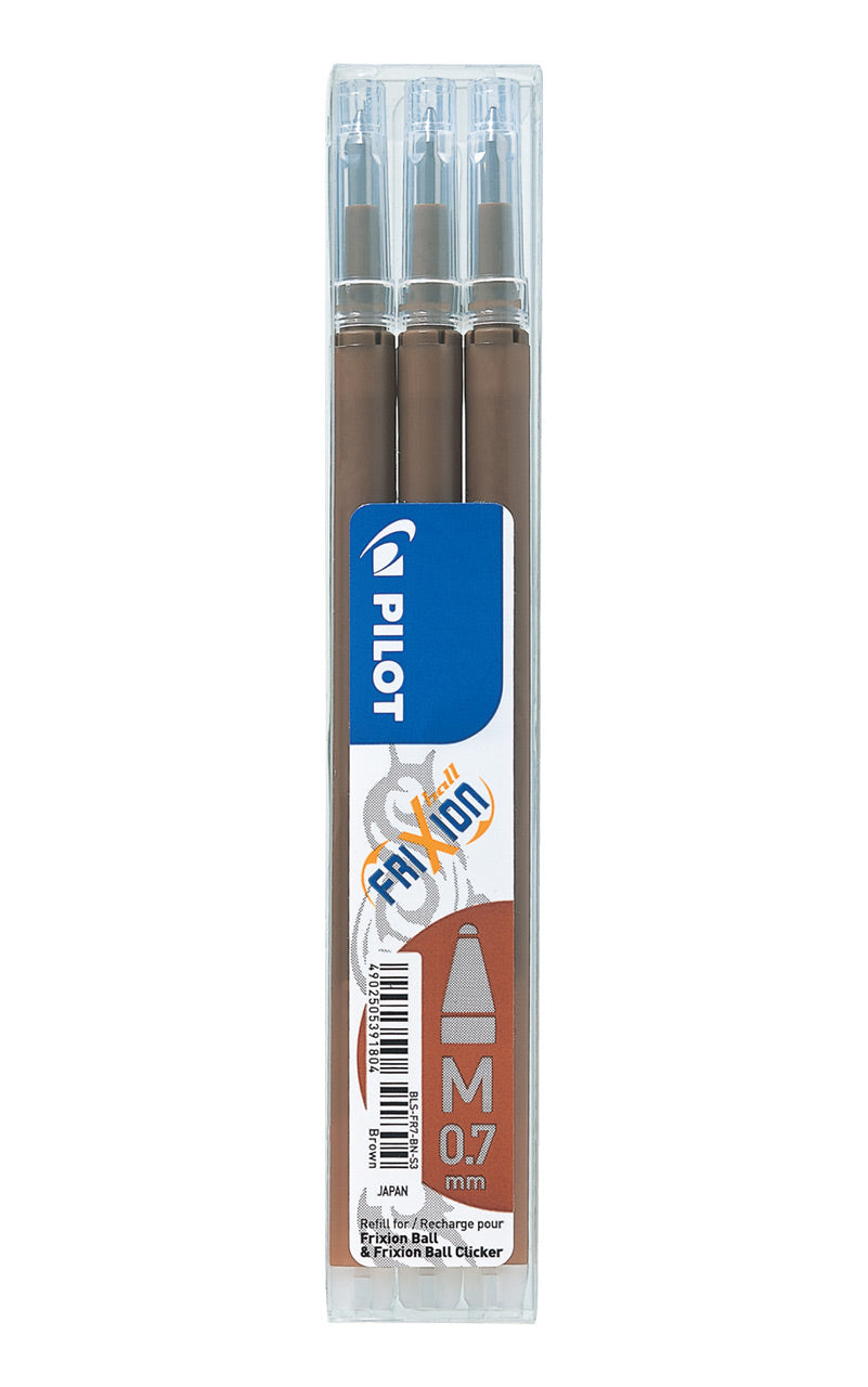 Frixion-Ball-Tintenroller-Ersatzmine-3er-Set-braun-4902505391804-lafueliki