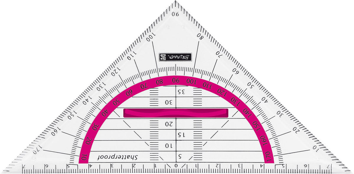 Geodreieck-farbig-pink