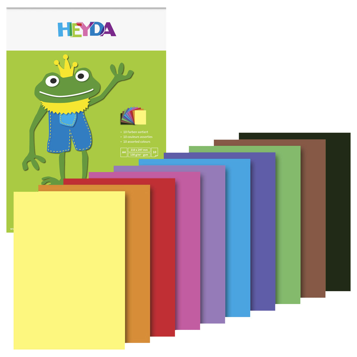 Heyda Tonzeichenpapier A4 Block