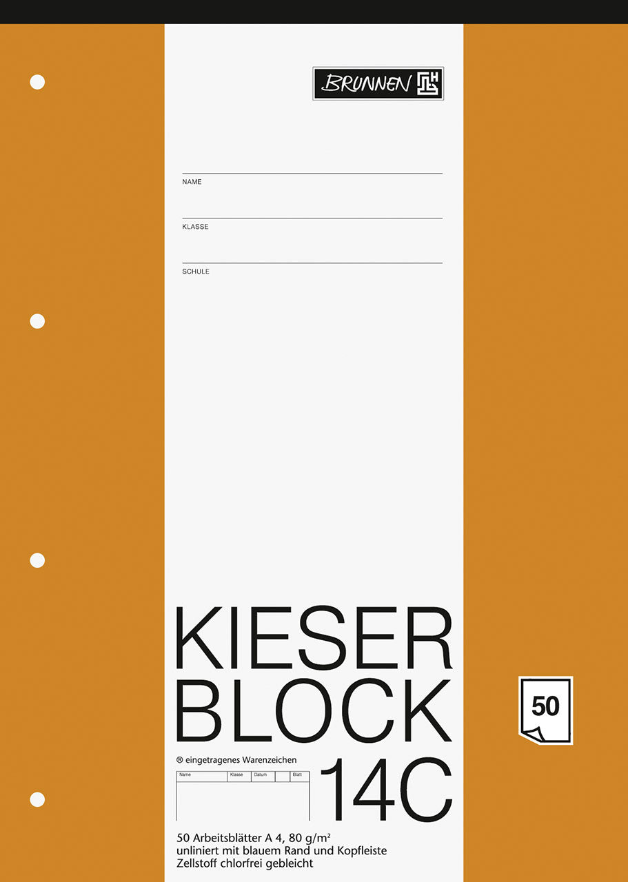 KIESER-Block-14C-Lineatur-20-1042924