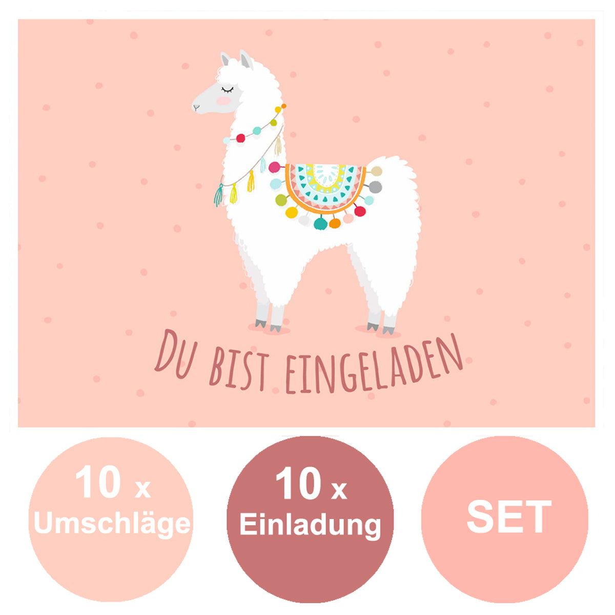 Kinder-Einladung-zum-Geburtstag-Karte-mit-Umschlaeg-Lama-4015290490482-kaufen-lafueliki