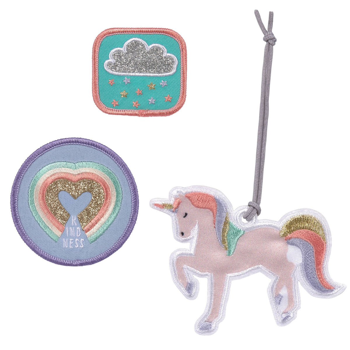 Laessig-Patches-Set-und-Anhaenger-Einhorn-glitzer-3er-Set-kaufen1205007079-lafueliki