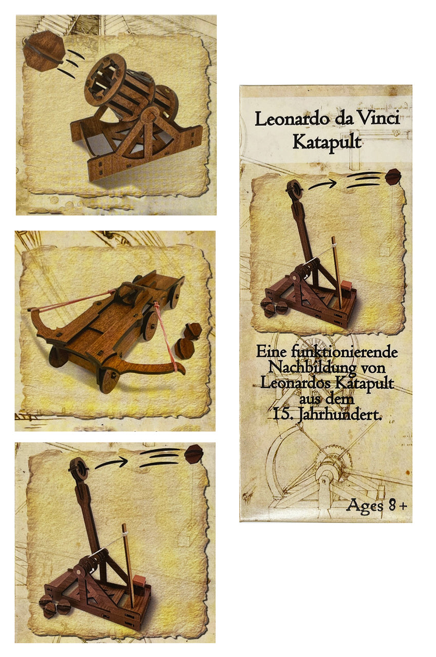 Leonardo-Da-Vinci-Holzbausatz-mini-Kanone-katapult-armbrust-Bausatz-Puzzle-Modell-Modellbau-Holz-kaufen-lafueliki