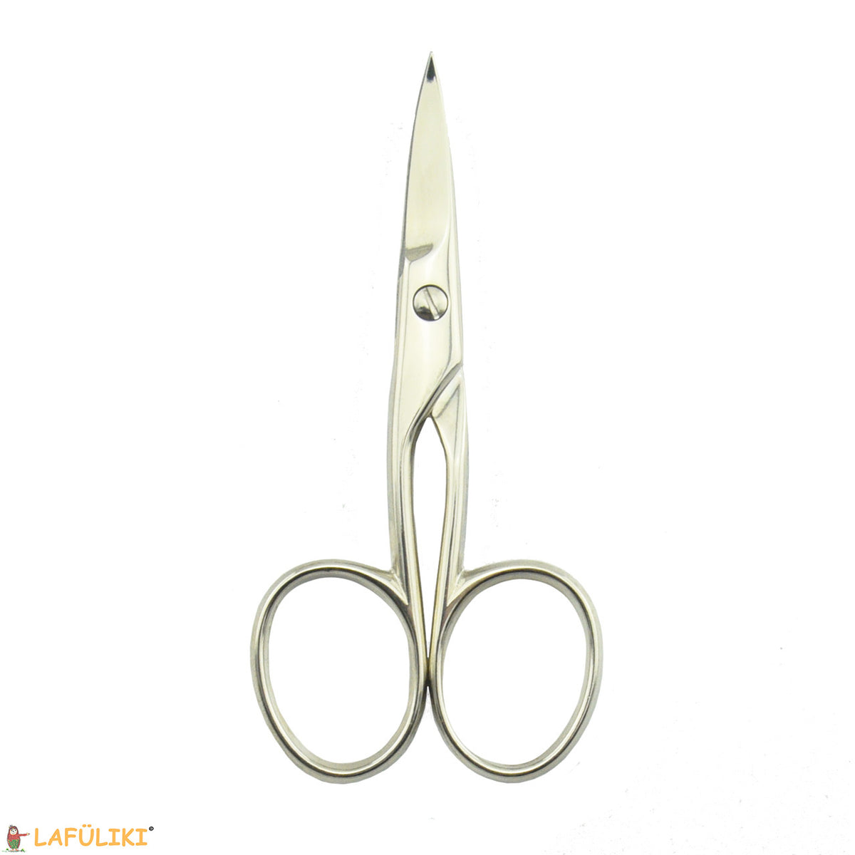 Linkshaender-Nagelschere-9cm-Premium-Qualitat-gebogen-Schere-geschlossen-1016-lafueliki