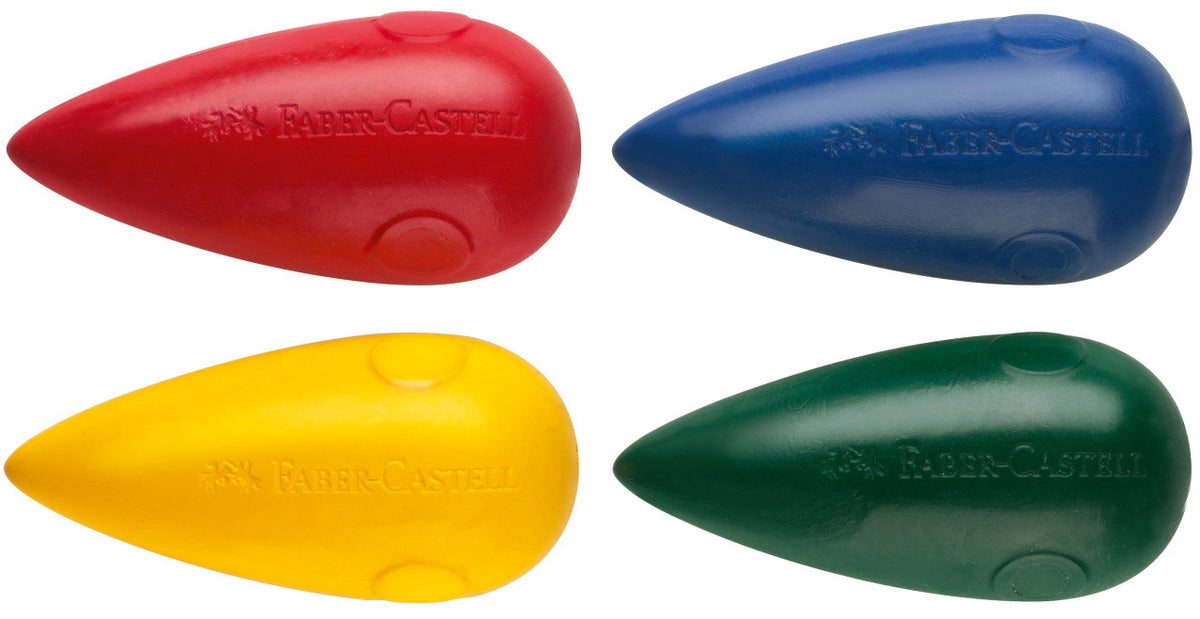 Malkreiden-3-Faber-Castell-Wachsmaler-lose-Farben