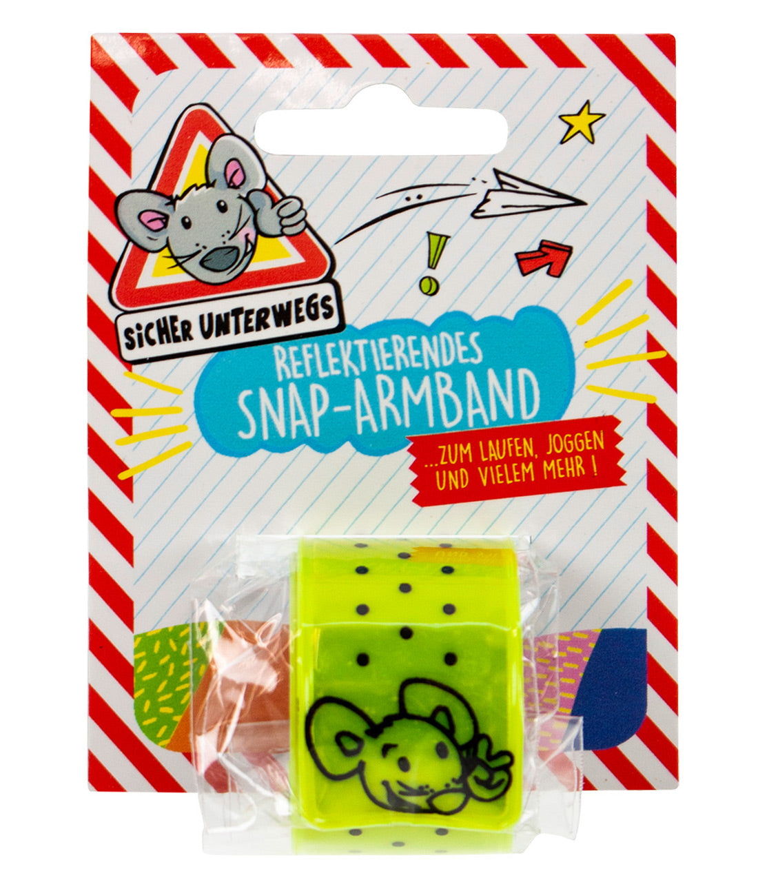 Neon-Snap-Armband-Reflektorband-gelb-948175-trendhaus-ovp-lafueliki