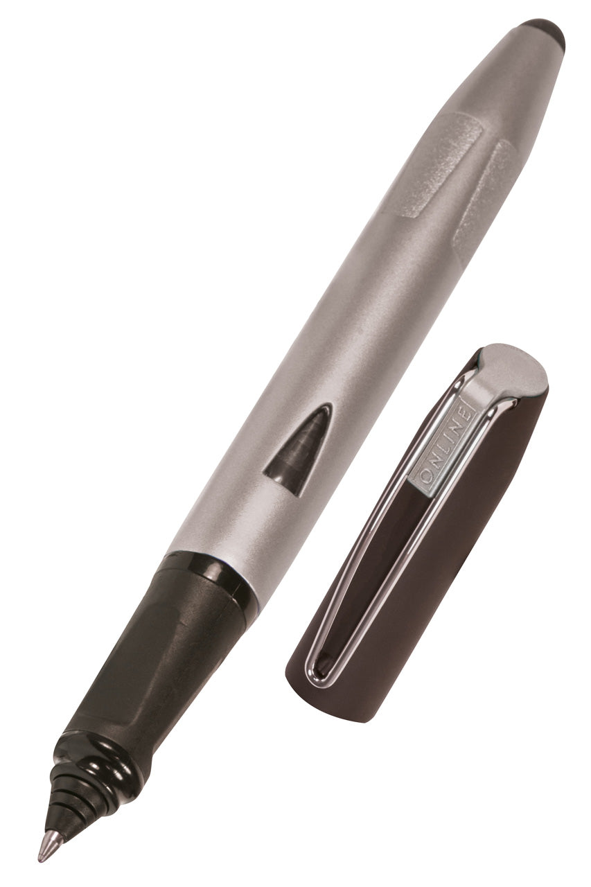 ONLINE-Switch-Plus-Tintenroller-mit-Stylus-Tip-Smartphone-Tablet-26051-silber-kaufen-lafueliki