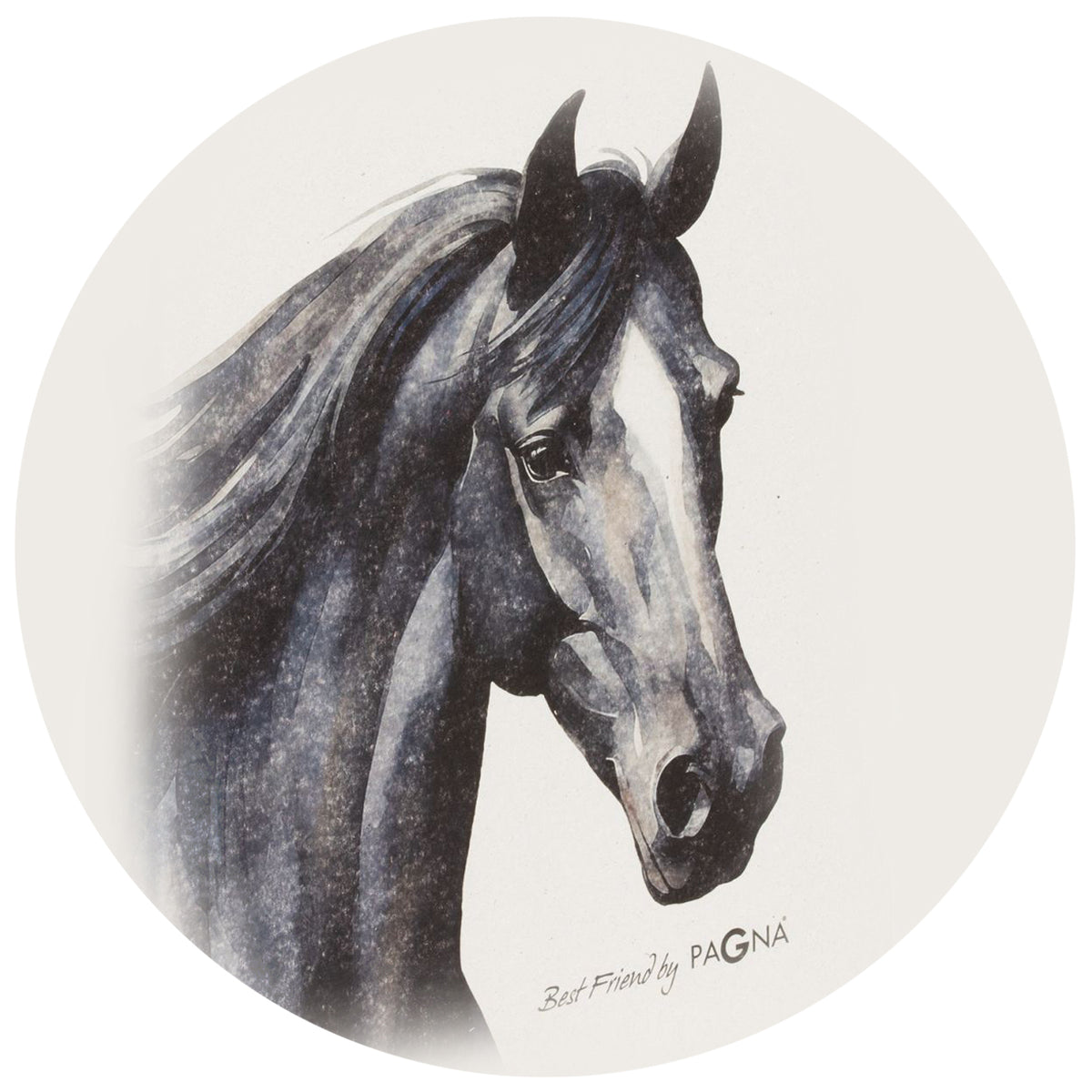 PAGNA Ordner A4 · Pferd schwarz · Best Friend
