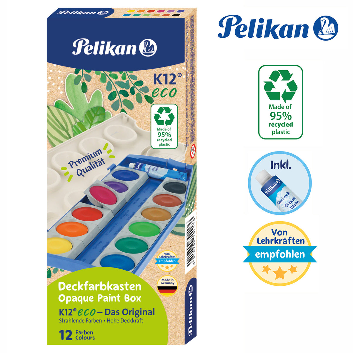 Pelikan-Deckfarbkasten-K12-eco-12-farben-fuer-die-Schule-701174-Farbkasten-nachaltig