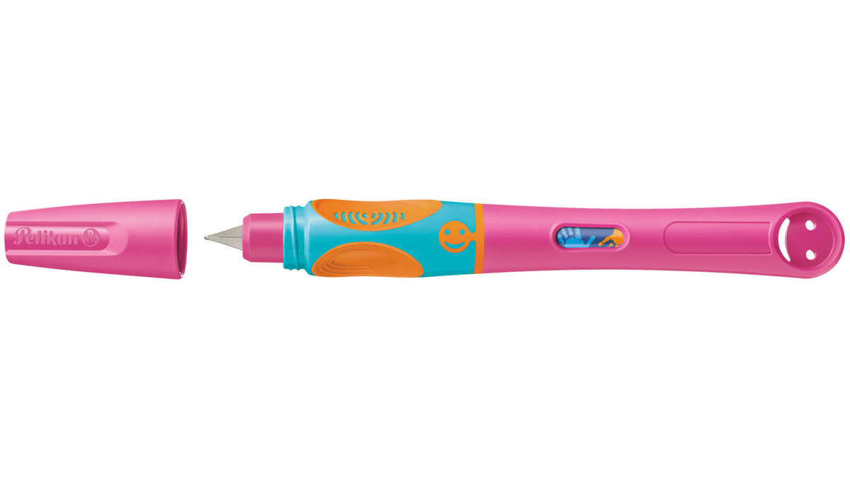 Pelikan-Griffix-Fueller-820257-Lovely-Pink-Linkshaender-Kappe-offen-lafueliki