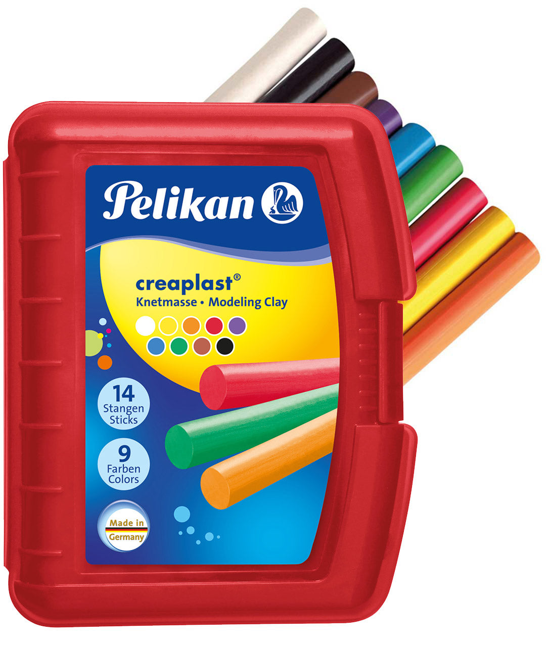 Pelikan-Knete-Creaplast-Kunststoffbox-rotkinderknete-lafueliki
