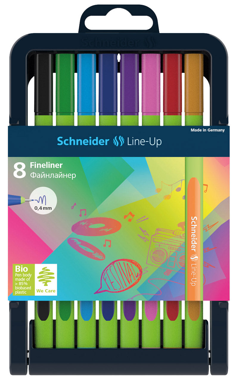 Schneider-Fineliner-Line-Up-8er-Box-191098