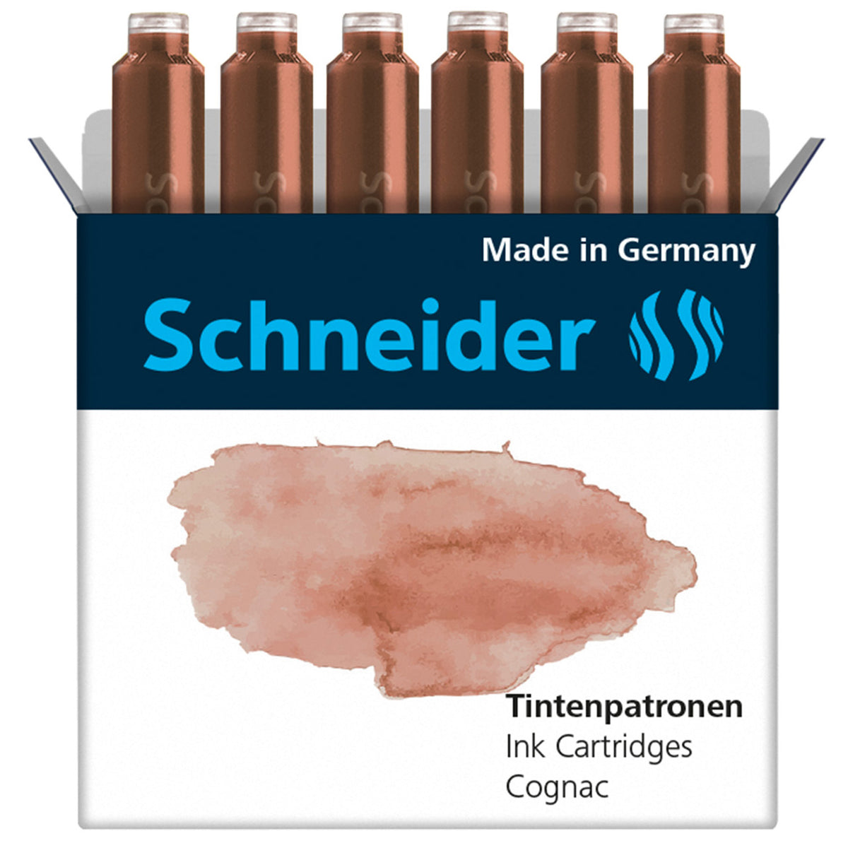 Schneider-Tintenpatrone-pastell-cognac-hellbraun-Standart-Packung-6-Stueck-166117-482217-lafueliki