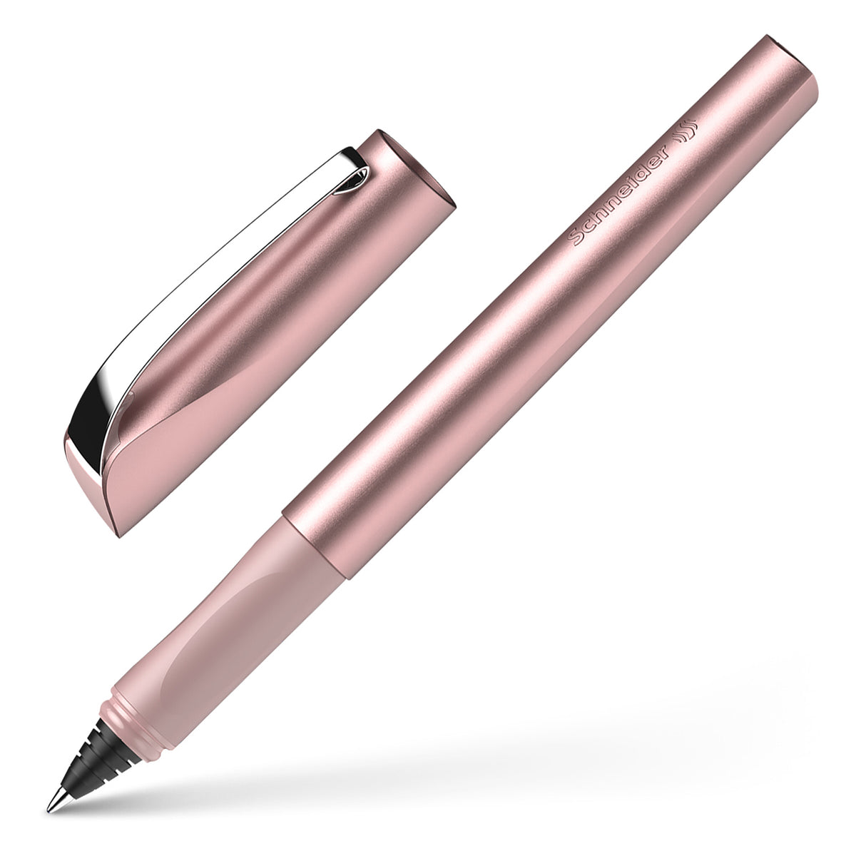 Schneider-Tintenroller-Ceod-Shiny-powder-pink-mit-metallspitz-nicht-radierbar-186209-lafueliki