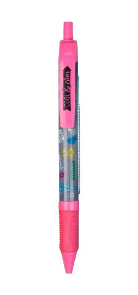 Spicker-Kugelschreiber-mit-Notizzettel-pink