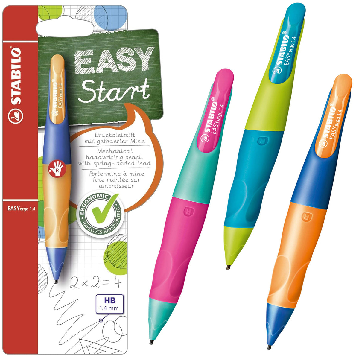 Stabilo-EASYergo-1-4-Druckbleistift-Rechtshaender-HB-online-kaufen-lafueliki