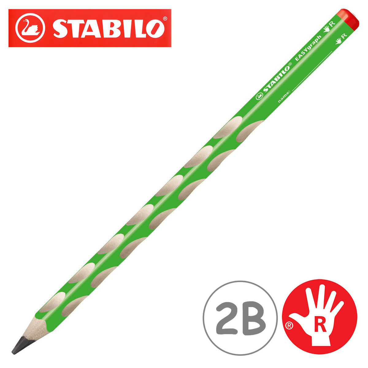 Stabilo-easy-graph-2B-Bleistift-Rechtshaender-gruen-lafueliki
