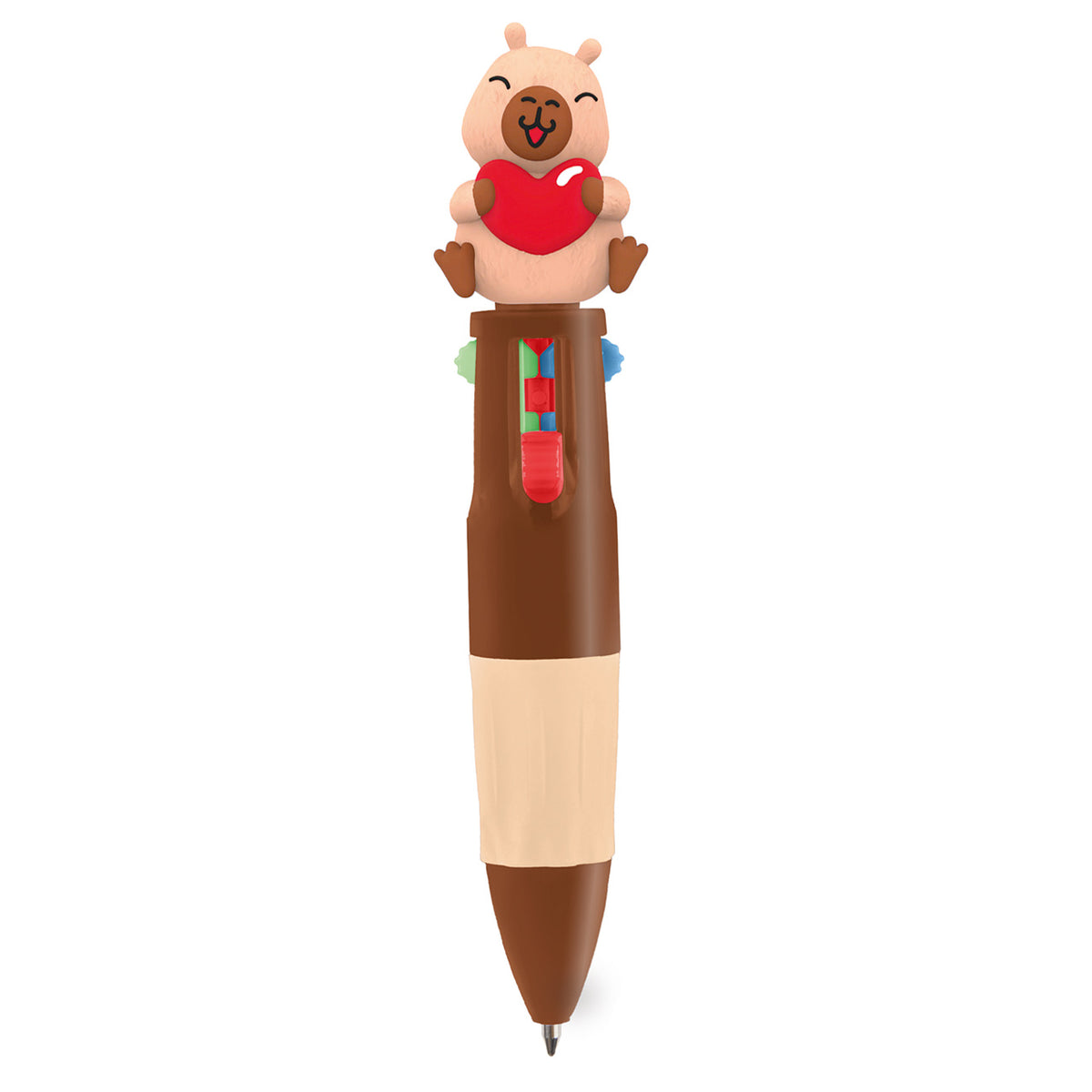Trendhaus-Capybara-happy-life-Mehrfarbkuli-Toppe-herz-lafueliki