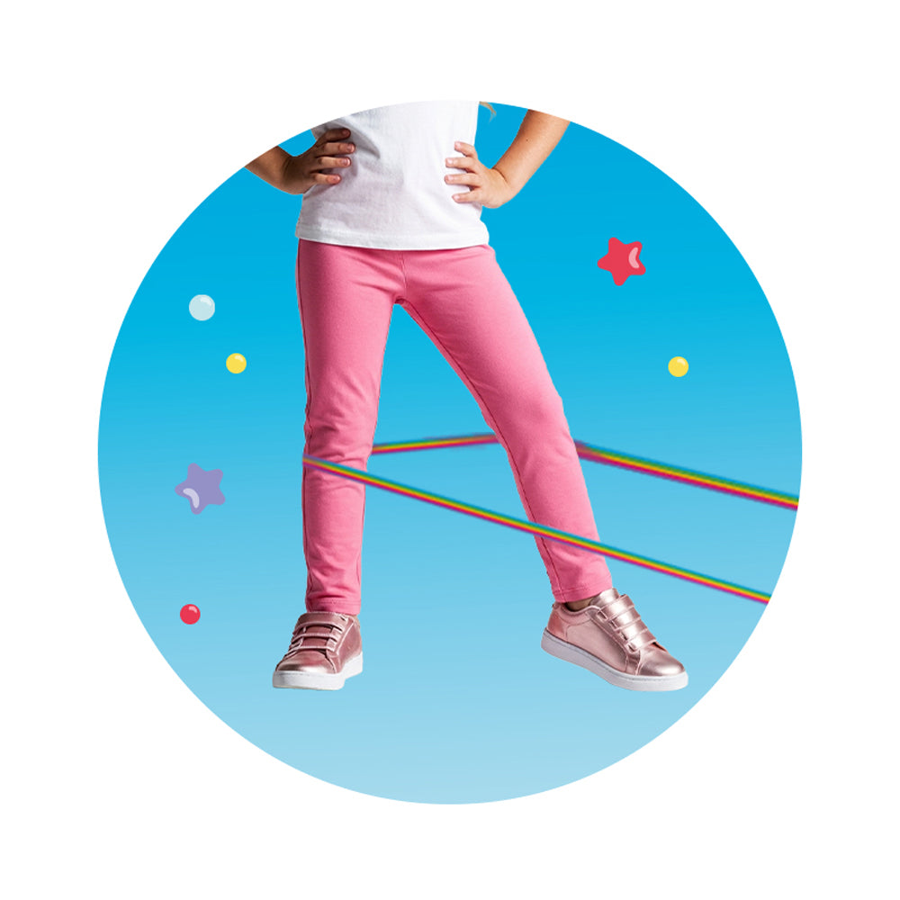 Trendhaus Gummitwist Regenbogen · 5 m · extra breit · mit Anleitung
