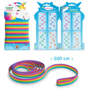 Trendhaus Gummitwist Regenbogen · 5 m · extra breit · mit Anleitung
