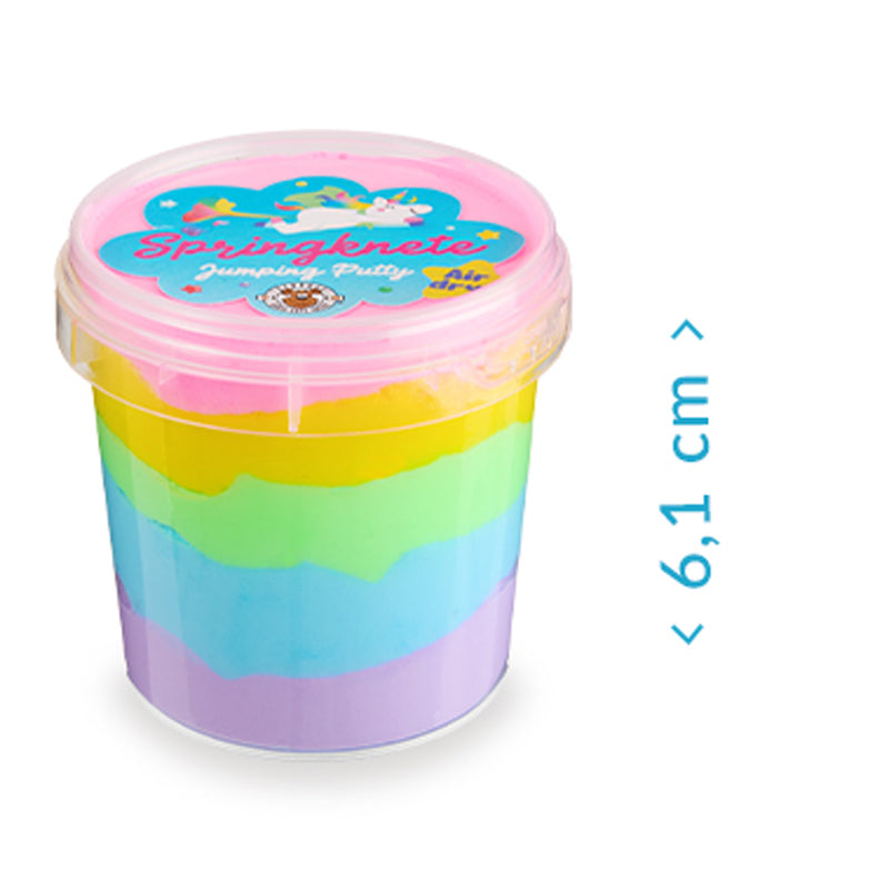 Trendhaus Springknete Mix & Play · Regenbogen · Pastellfarben