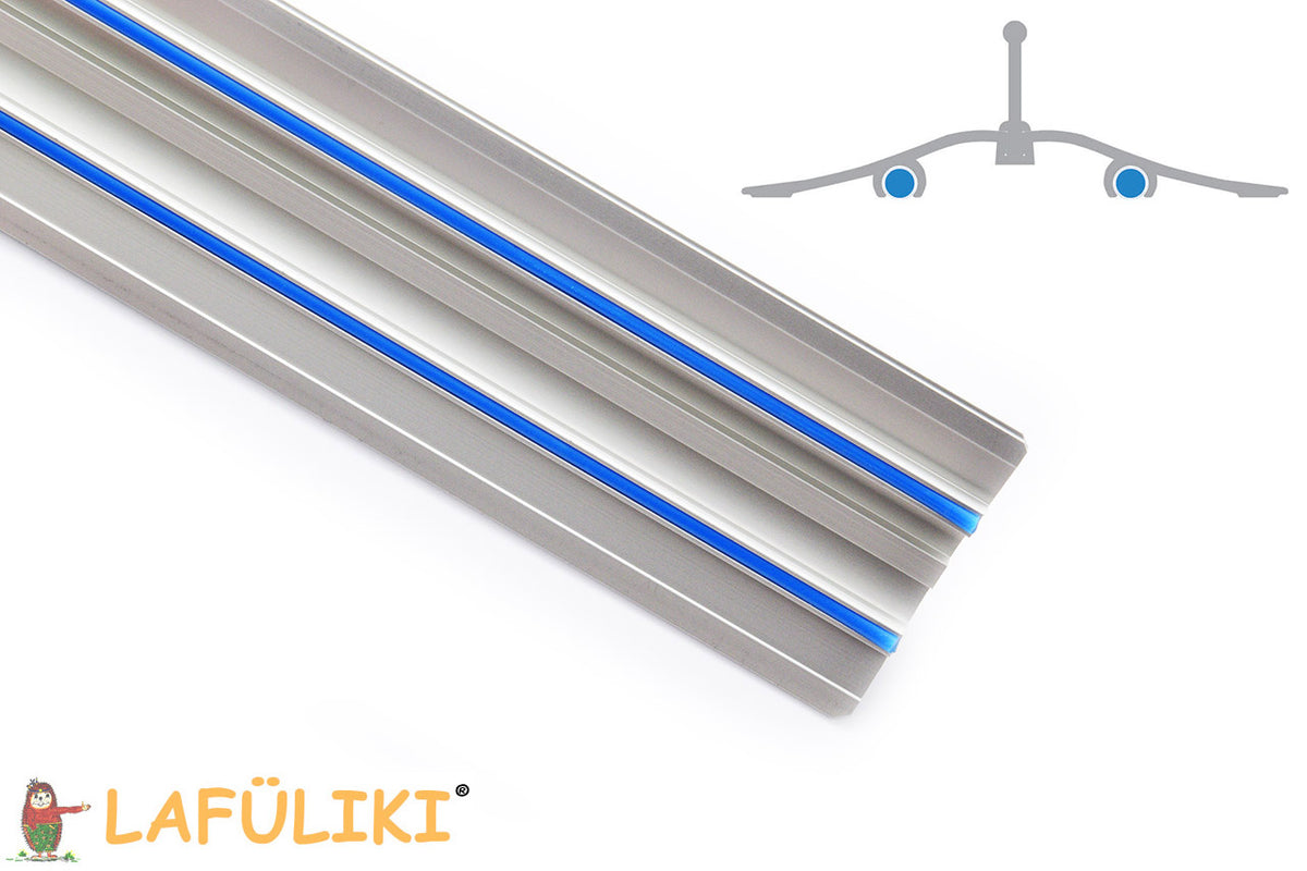 Wedo-Aluminium-Lineal-30-cm-ruschfest-rueckseite-Rutschsicherung-lafueliki