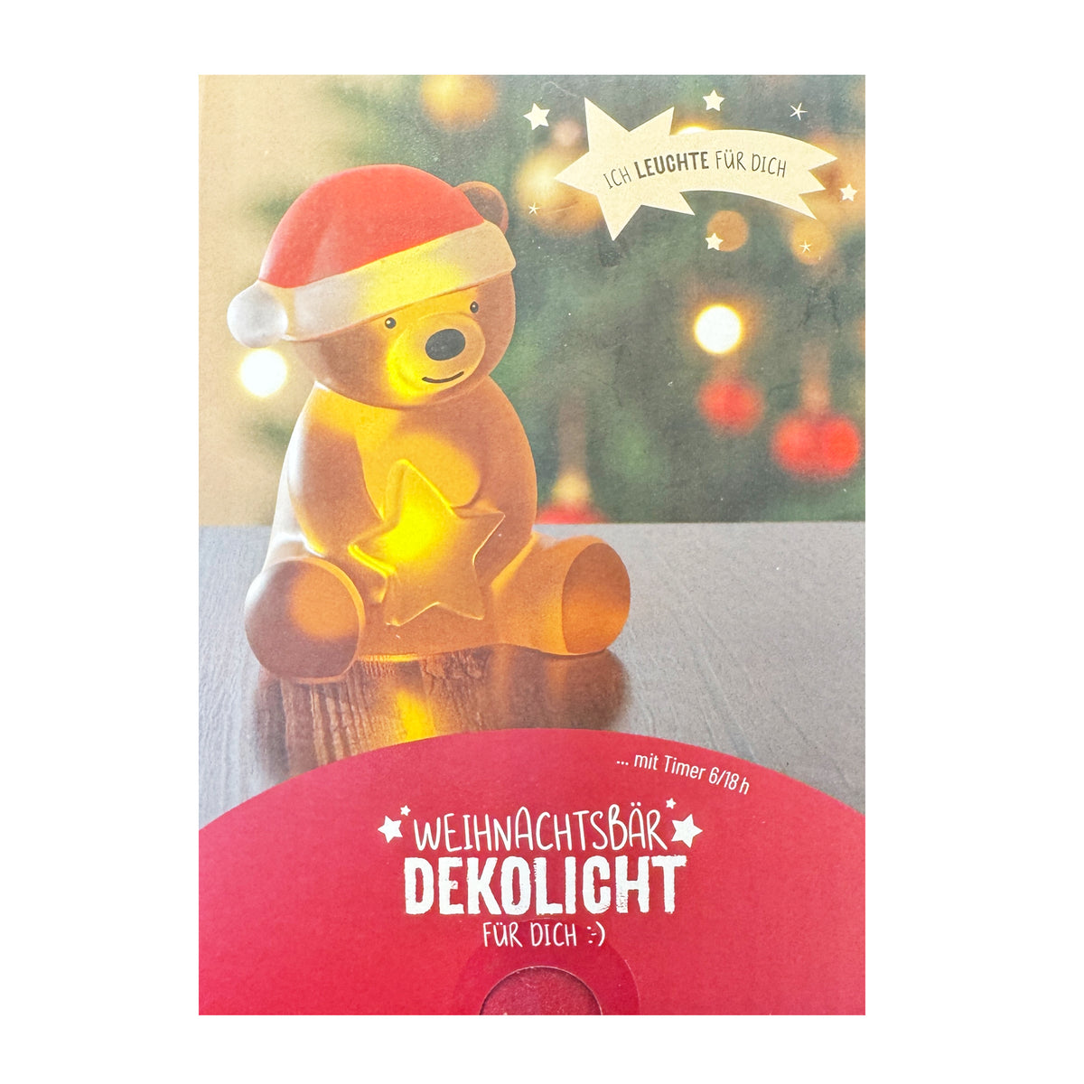 la vida Dekolicht · Weihnachts-Bär · mit Timer