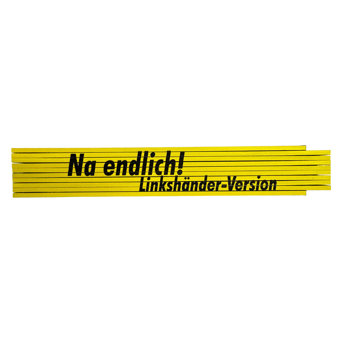 Linkshänder Zollstock 2m