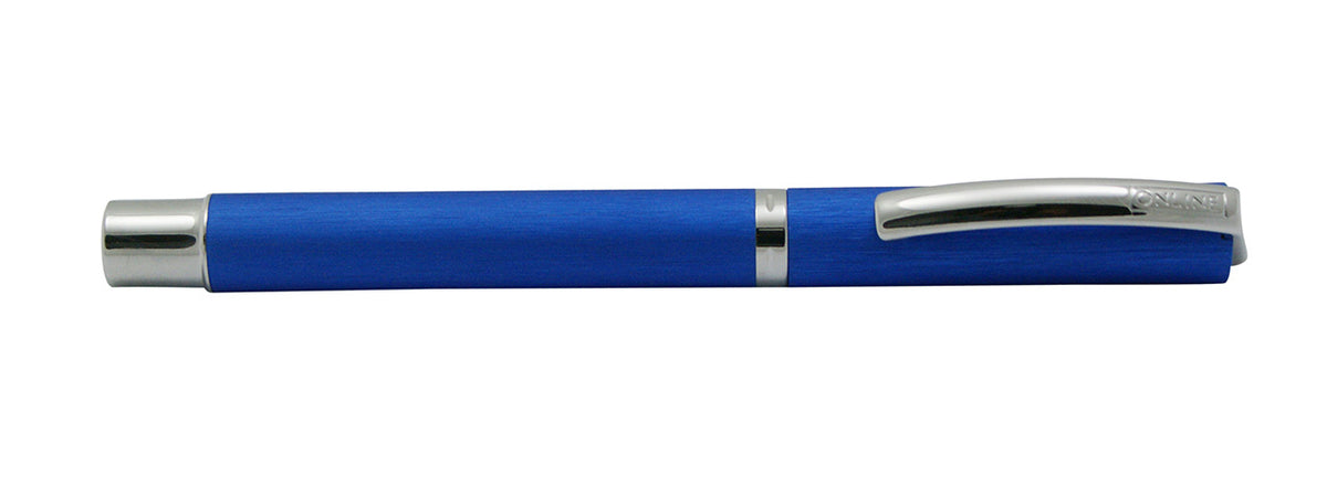 online-Fueller-Tintenroller-Vision-blau-rechts-linkshaender
